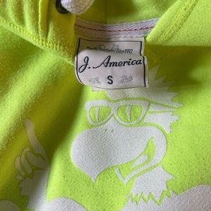 Small yellow roosters hoodie